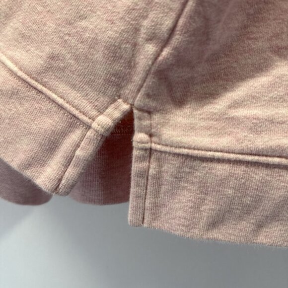 Talbots Women's Sweatshirt Size Large Solid Pink Long Sleeve Pocket Pullover - Picture 4 of 7